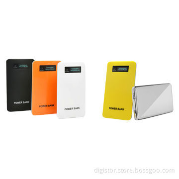 Power bank status, 4,000mAh portable slim design with display charge your phone, MP3/4 players/iPad